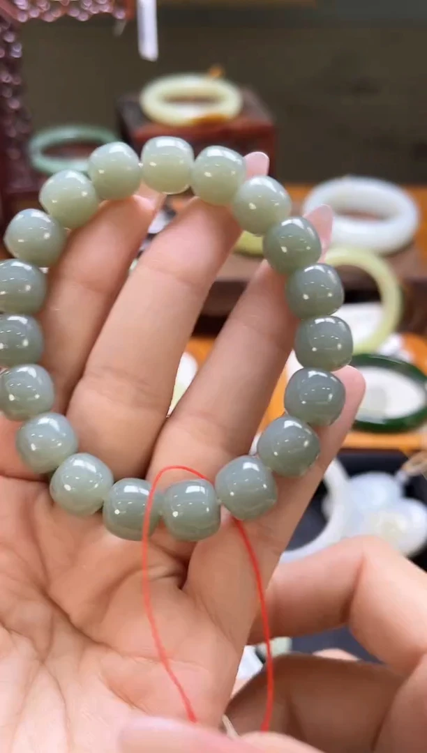 未镶嵌手串和田玉卡11吐拉牧场 老型