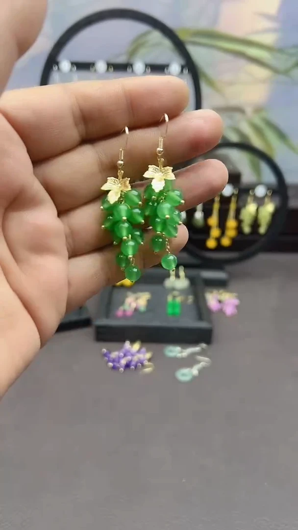 未镶嵌耳饰玛瑙/玉髓201