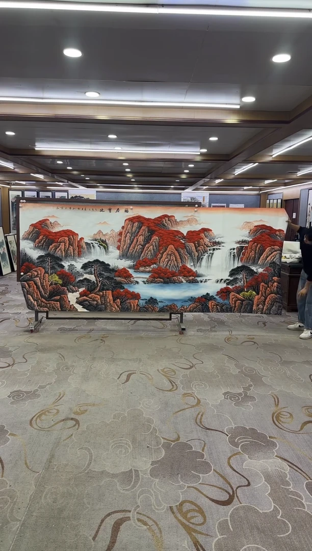 绘画Y-刘雪红-大丈二-山水画