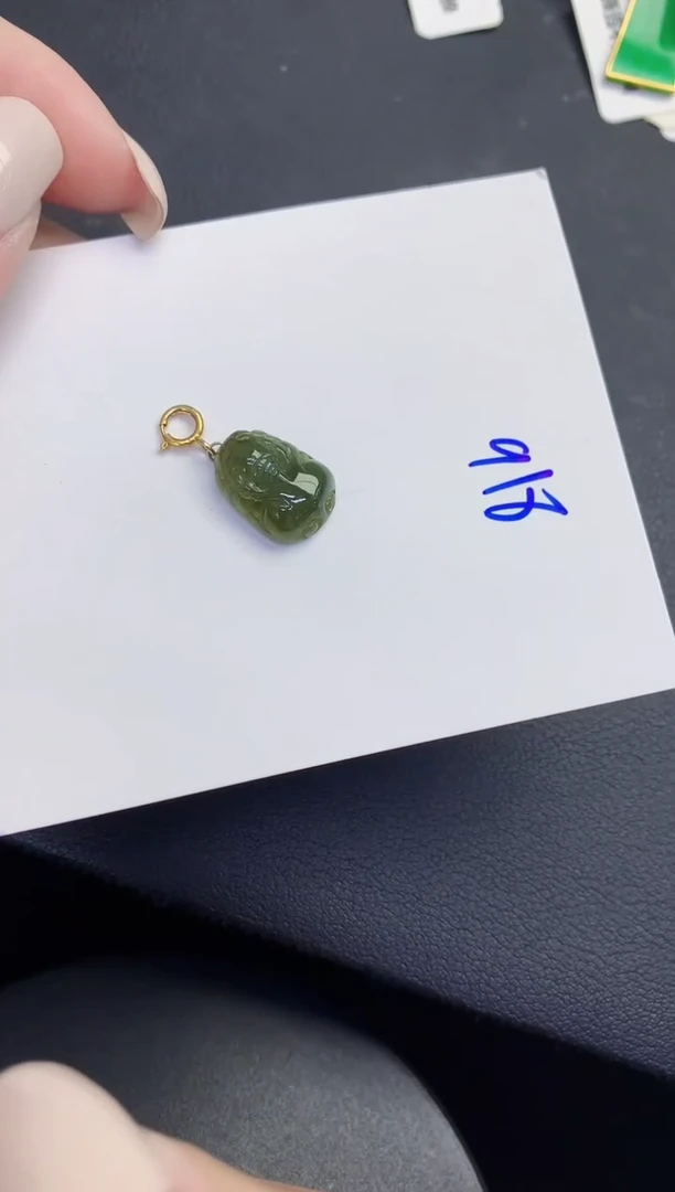 颈饰未镶嵌翡翠缅甸天然翡翠A货