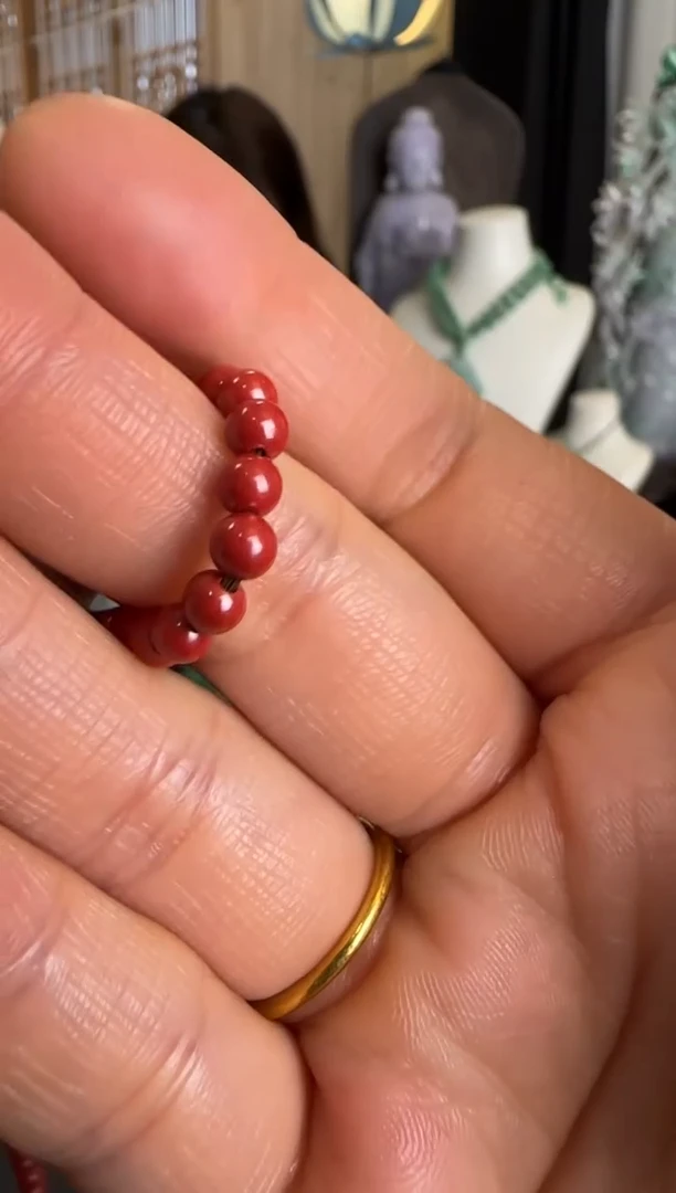 【闪购商品】玛瑙/玉髓手串未镶嵌朱砂定制