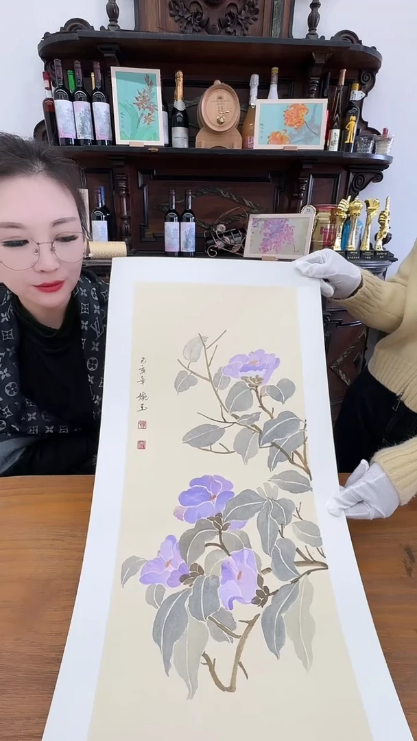 【闪购商品】绘画宁婉玉手绘国画