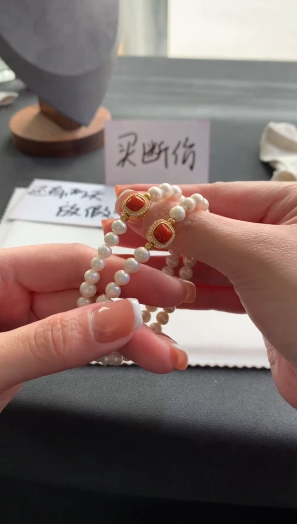 【闪购商品】淡水珍珠手串未镶嵌珍珠手串F775多样性发一