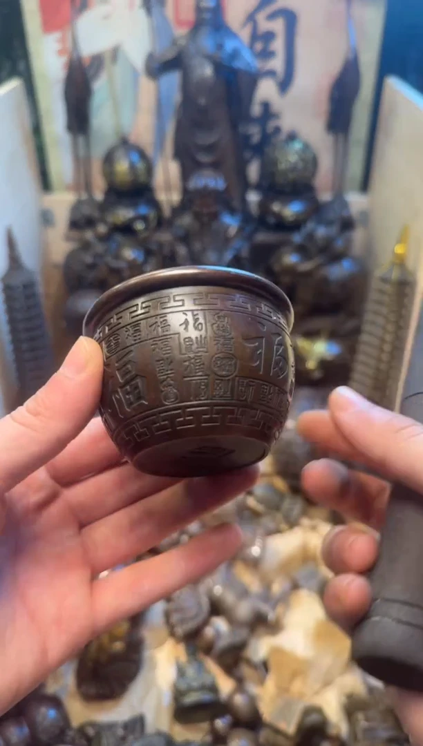 买铜就来旺铜杂货铺！（百福缸）