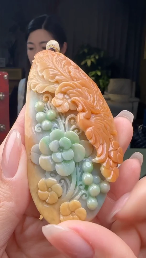 【闪购商品】翡翠吊坠(不含链)未镶嵌XY@@960Q3J13562