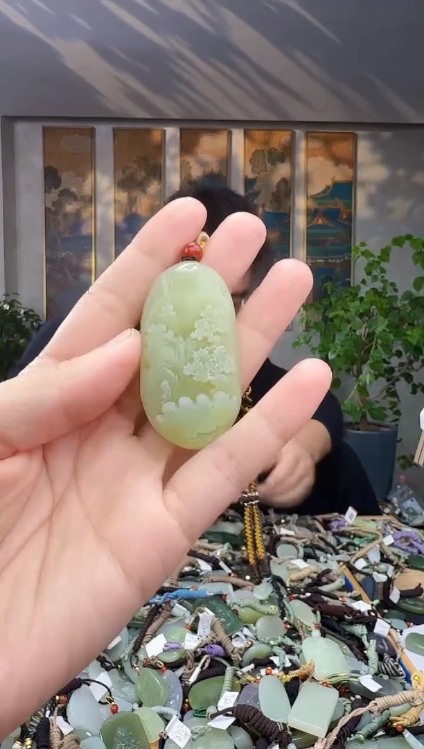未镶嵌和田玉挂件拍一发一