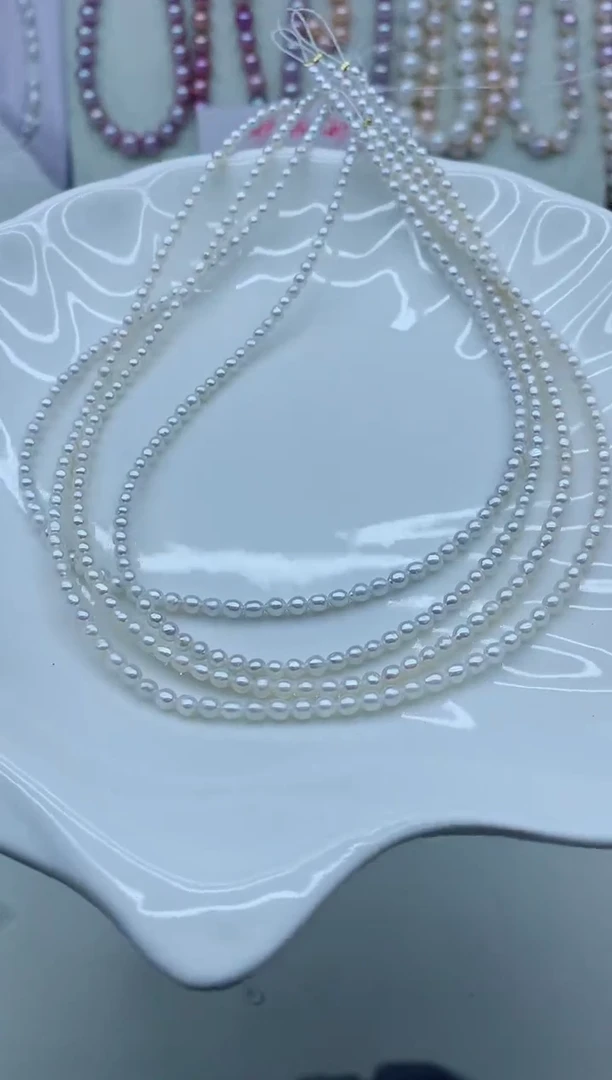 淡水珍珠未镶嵌颈饰淡水珍珠项链多样性发其一