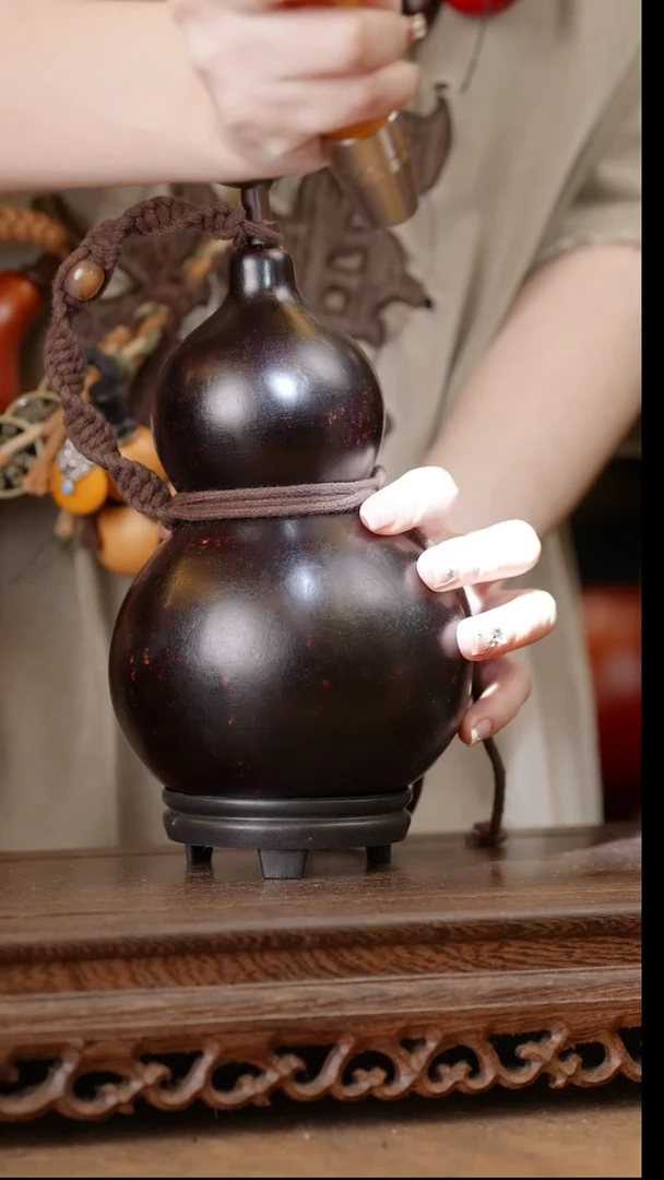 205号精品天然大漆酒葫芦一物一拍~