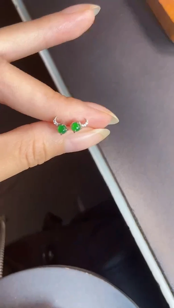 吊坠(不含链)银S925镶嵌翡翠1
