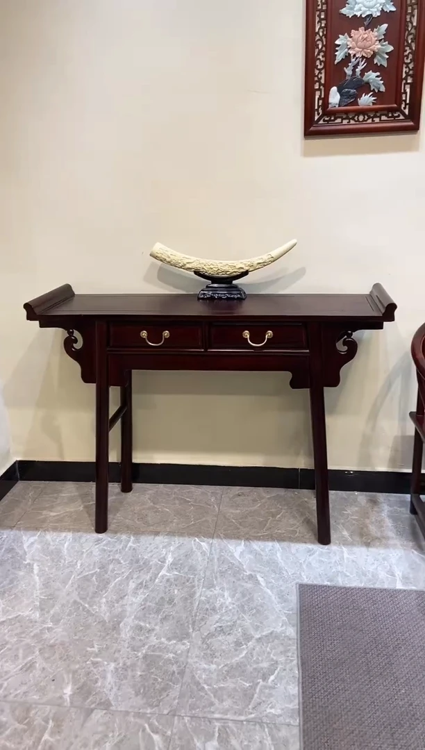 黑酸枝木类成套家具条案