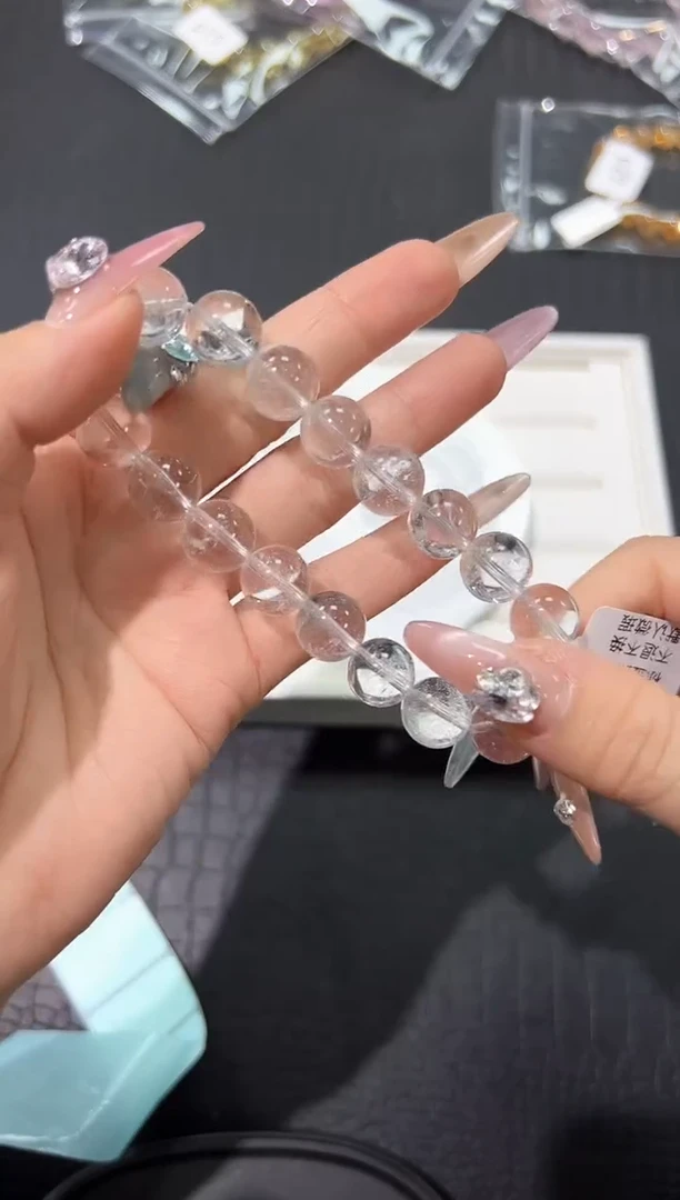 水晶手串未镶嵌40p多样性发其一【1条】默认微瑕