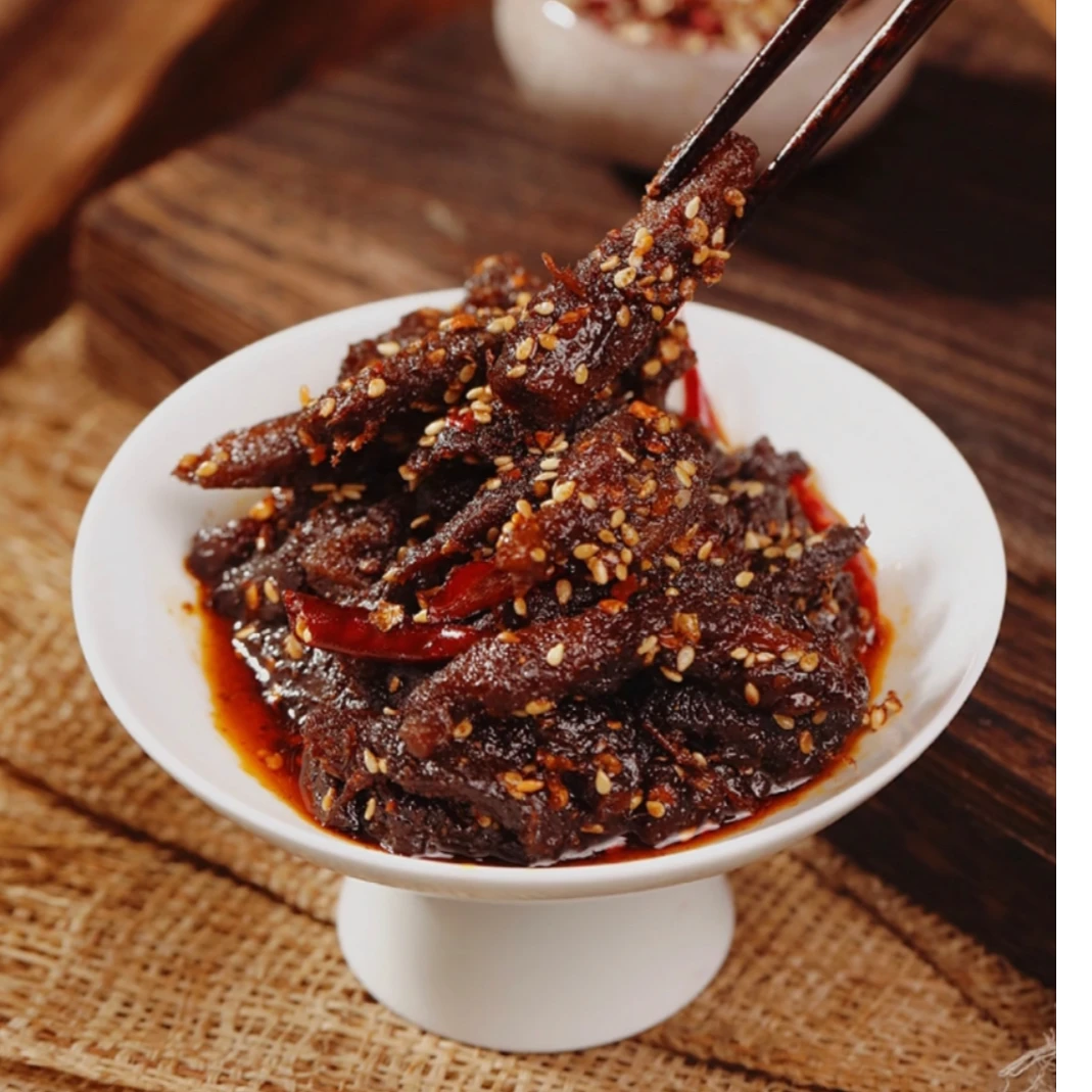 新鲜保障张巍牛肉干100克重庆巫溪特产小吃麻辣牛肉干1包包邮