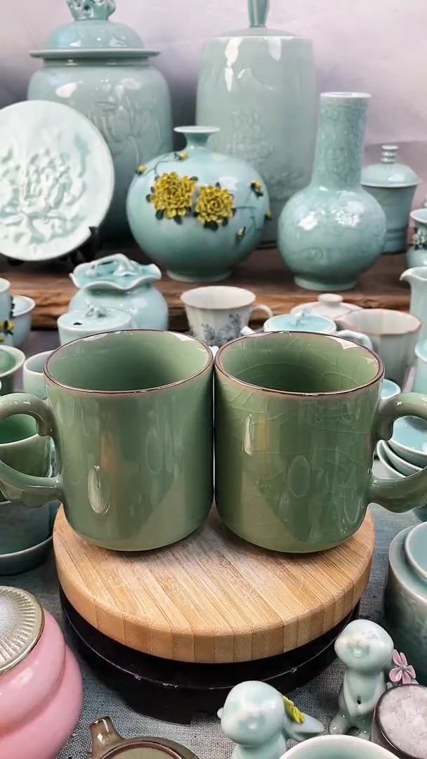 【闪购商品】特价 微瑕 慧仙青瓷