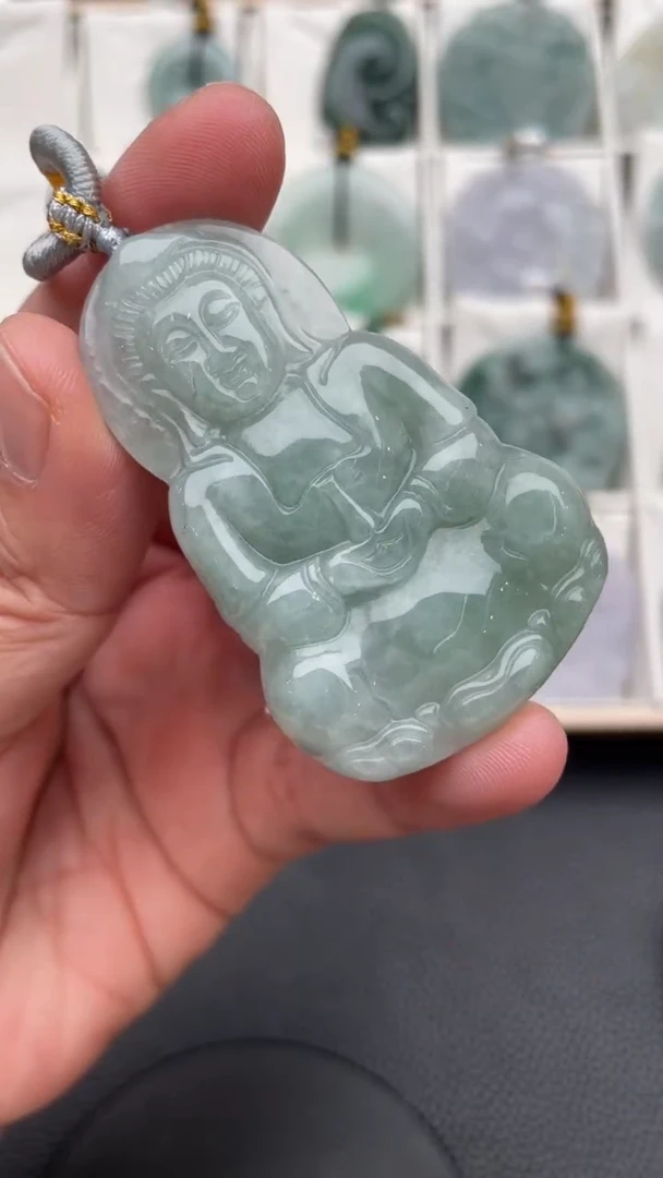颈饰未镶嵌翡翠天然缅甸翡翠A货51