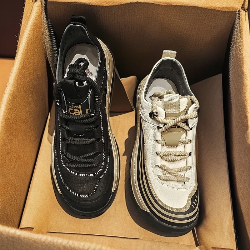 22076春季男士牛皮休闲皮鞋