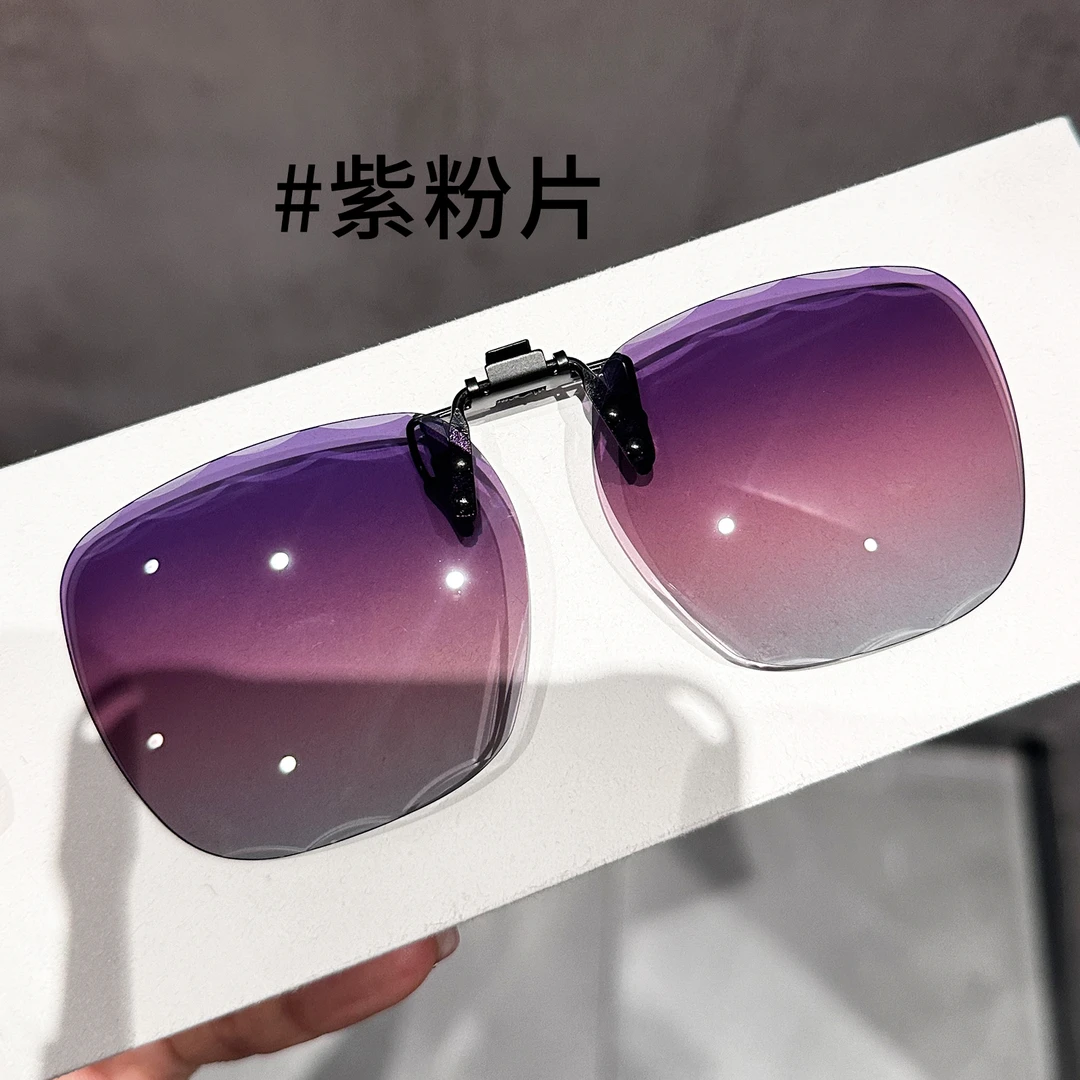 偏光墨镜夹片男可套近视镜防紫外线近视眼镜超轻可上翻太阳镜女款