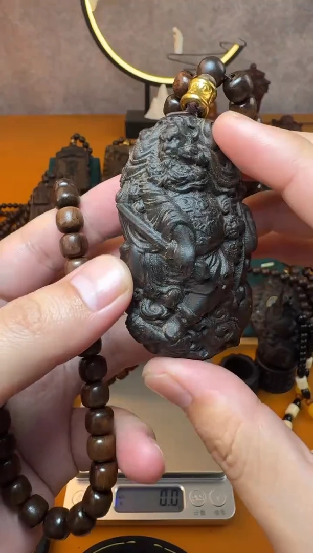 贡木吊坠《巴布亚贡木》新品巴布亚贡木钟馗吊坠