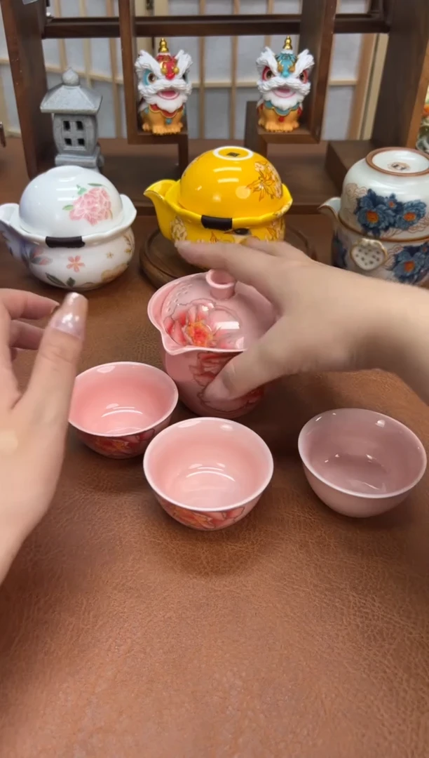 夏日旅行茶具真好看！