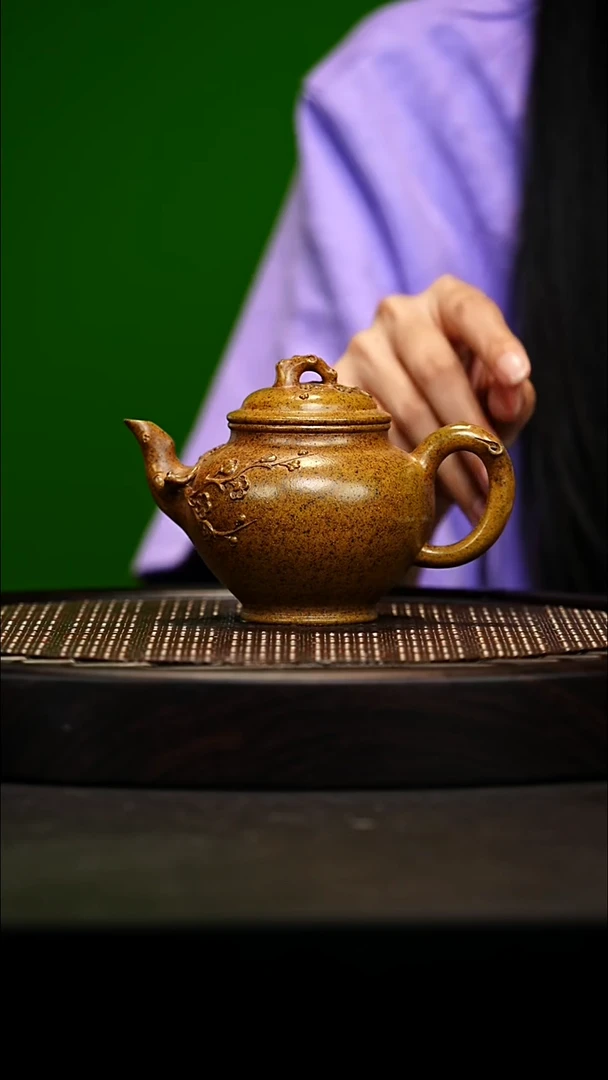 宜兴原矿高端紫砂 白麻子隧道窑柴烧260cc