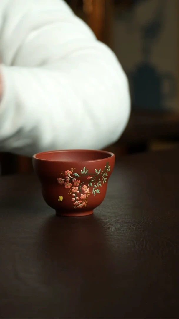 茶杯紫砂1号 葫芦杯 宜兴紫砂原矿作品