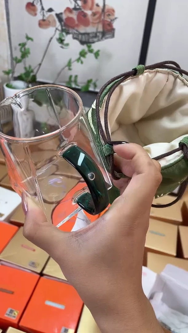 瀚然墨绿色+茶事包翠竹