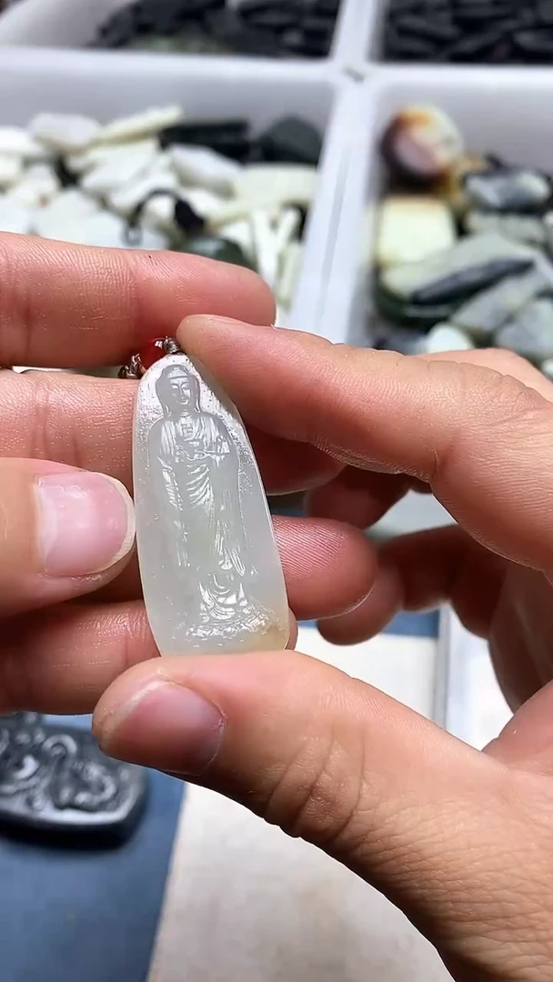 吊坠(不含链)未镶嵌和田玉1