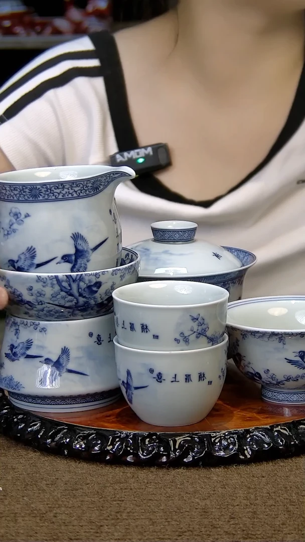 陶瓷盖碗套装组合