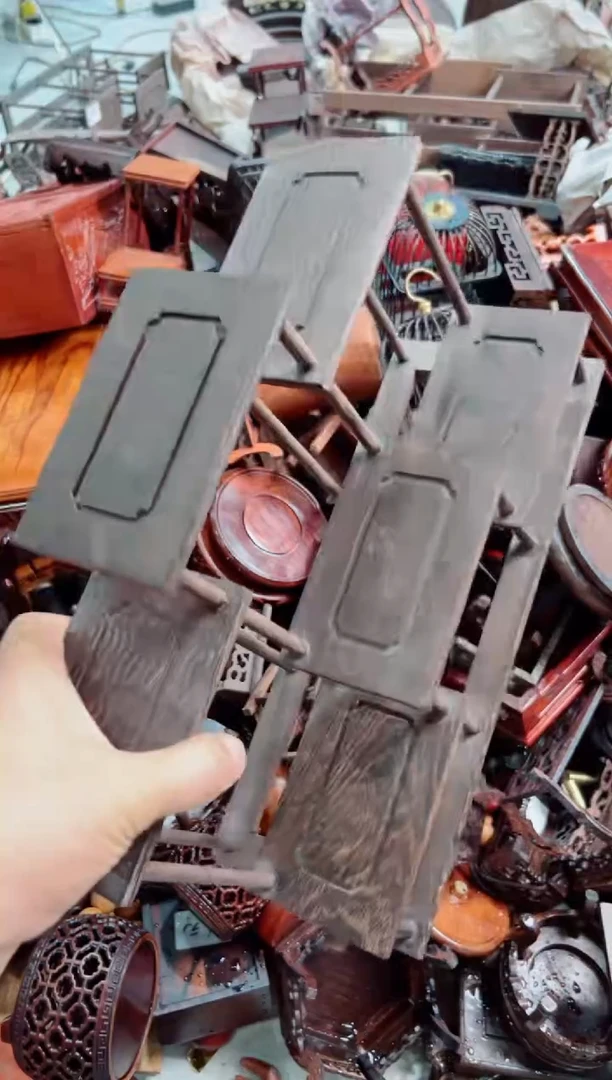 木107六部台花架底座花架摆件处理