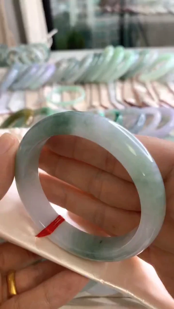 未镶嵌手镯翡翠半山水57.9