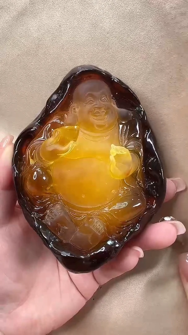 琥珀颈饰未镶嵌吊坠