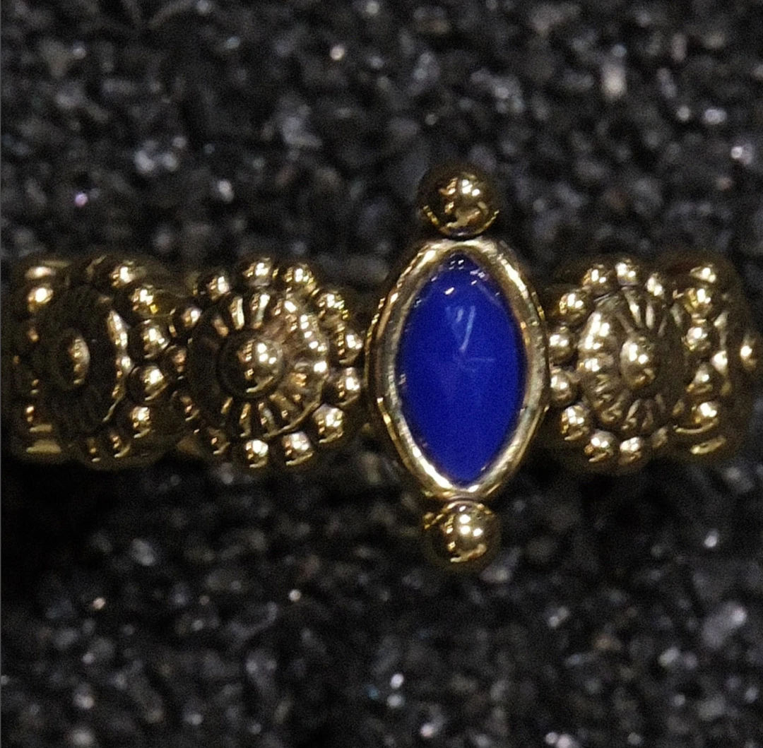 不锈钢莫桑石戒指 【邱邱分享】蓝钻戒指J59666-A9