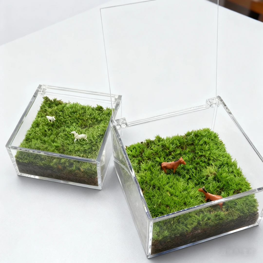 创意摆件办公室自制打工人必备解压神器透明有趣懒人好养客厅家用