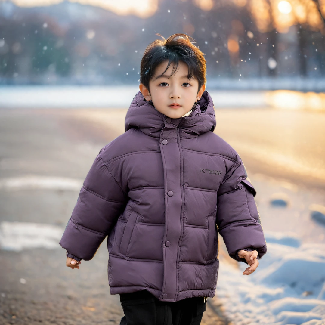 儿童棉服男童棉衣外套新款宝宝冬季加厚小童衣服冬装男孩手塞棉袄