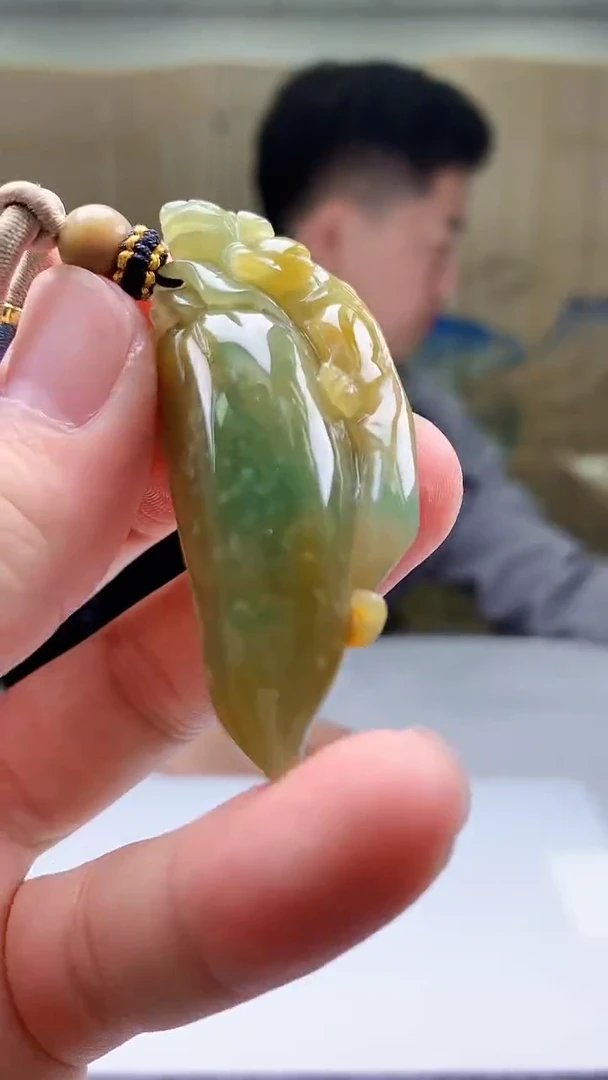 【闪购商品】定制翡翠未镶嵌4917bb-毛货挂件21