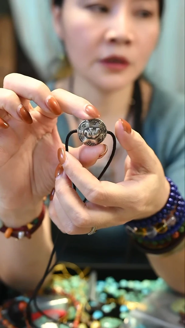 布吊坠925银大象吊坠