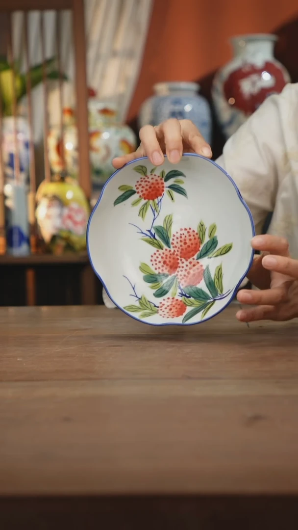 瓷片 景德镇设计师釉下手绘陶瓷餐具