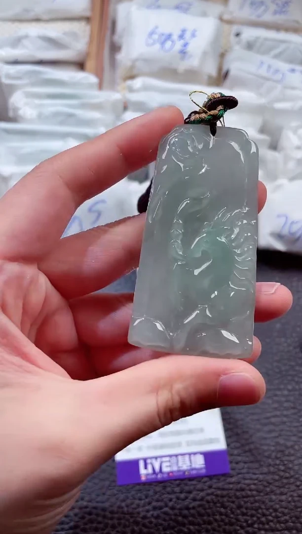 翡翠未镶嵌颈饰00004629