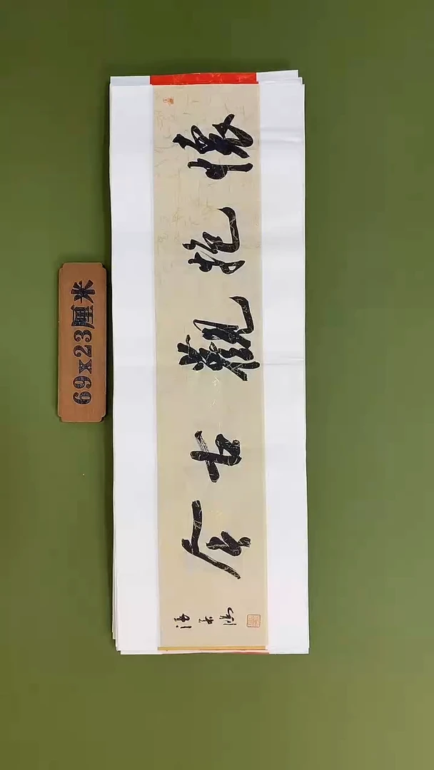 书法书法 张若鸿 尺寸69cm*23cm