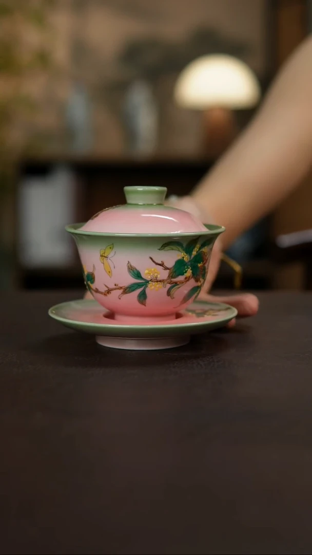 杯景德镇陶瓷杯碗柴烧多人