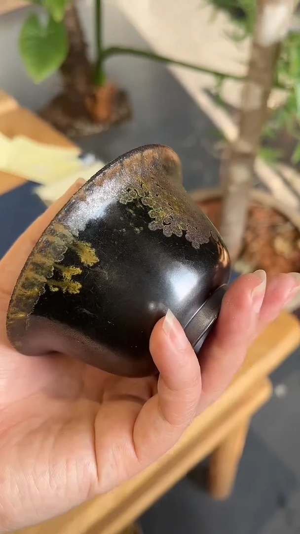 【闪购商品】盖碗146号容量110-120ML有裂釉瑕疵