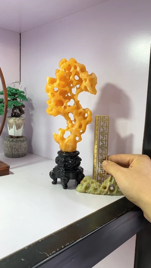 【闪购商品】树脂制品底座 石头是橘子冻