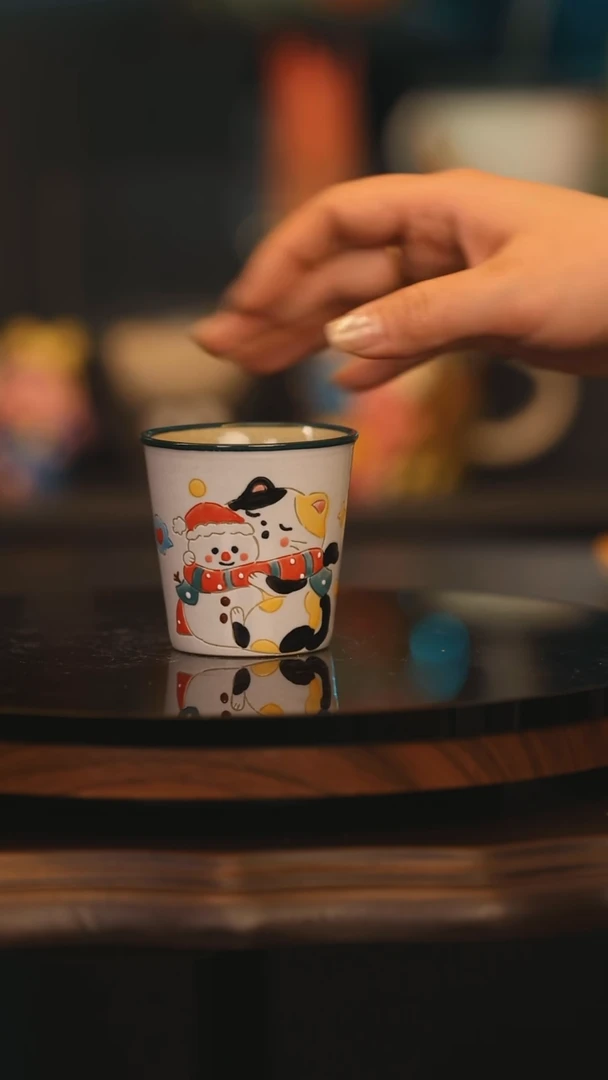 【闪购商品】摆件景德镇釉下彩绘设计师款陶瓷