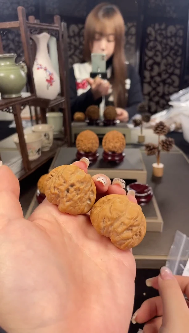 【闪购商品】文玩核桃把件蛤蟆头39尺-2