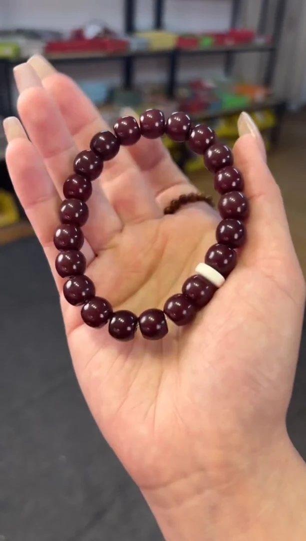 【闪购商品】菩提根/象牙果吊坠10mm菩提红豆牛奶