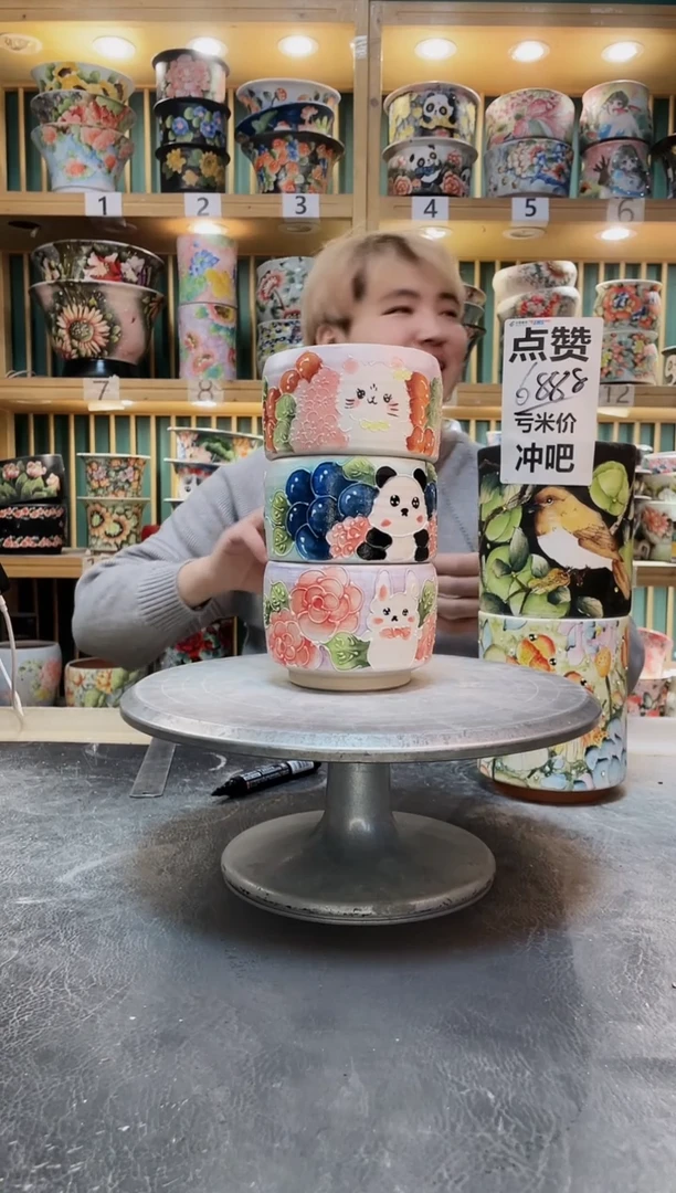 紫砂默认微瑕一物一拍1224-036-3个