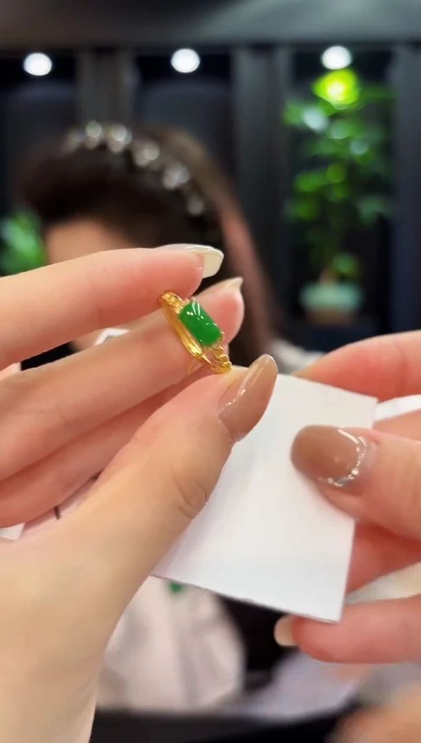 未镶嵌戒指翡翠 缅料A货/支持复检/一件