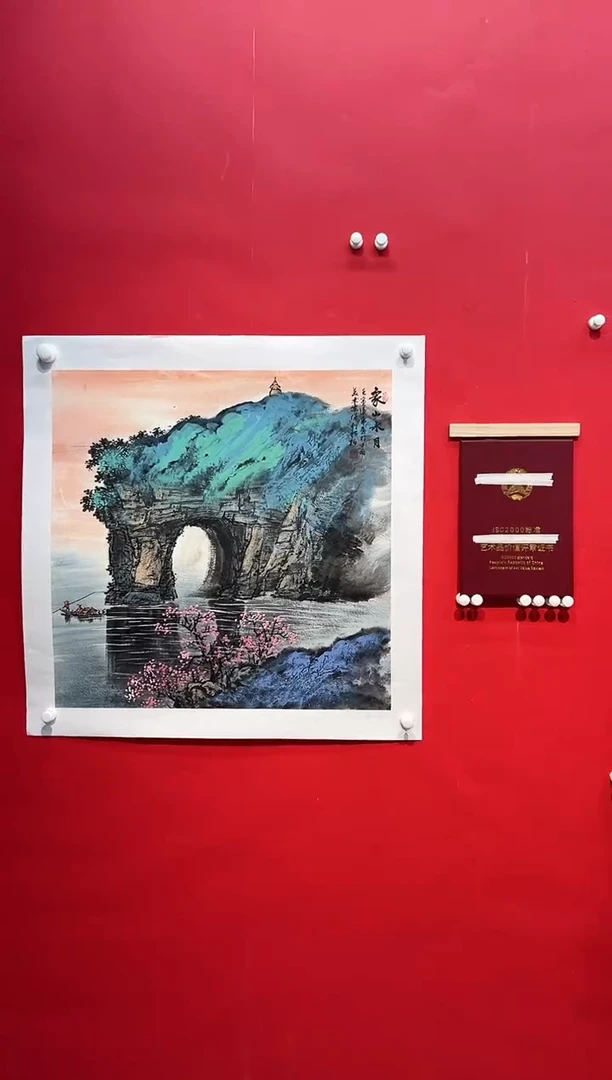 国画画家陆远华纯手绘原作