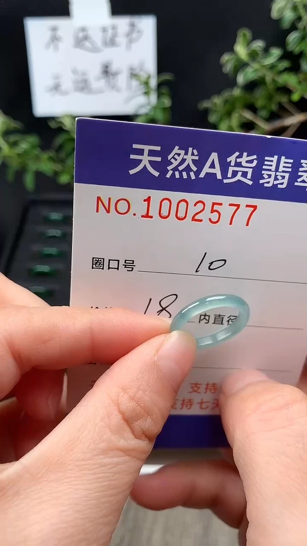 未镶嵌戒指翡翠10#