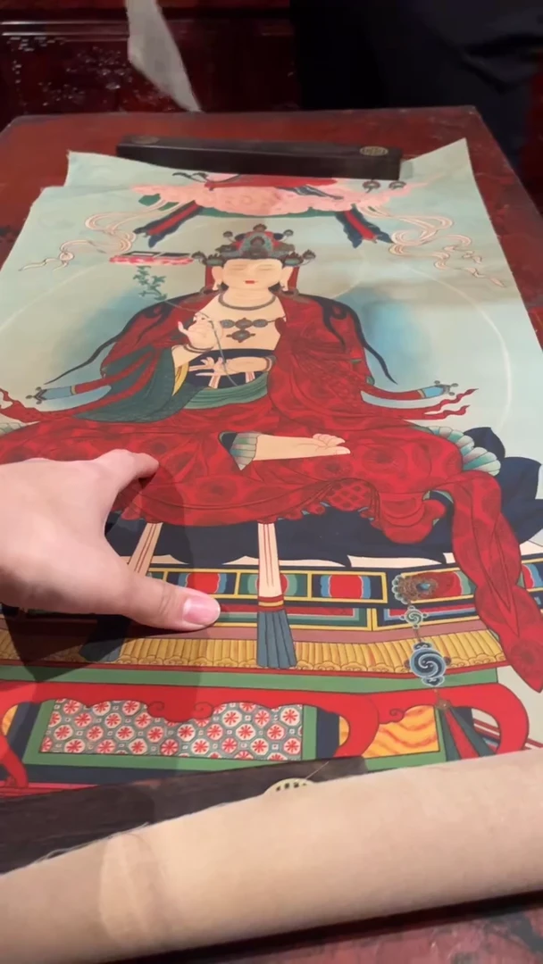 卷轴画手绘唐卡112