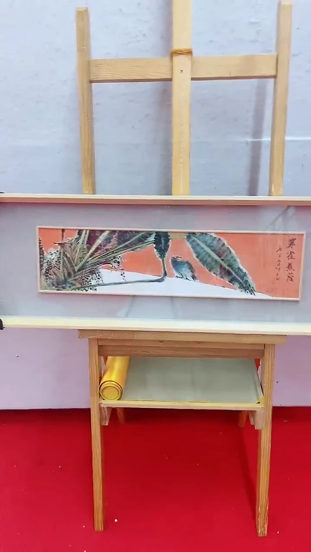 国画罗学献-花鸟-1平尺-手绘-纸本-国画